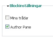 Blockinstälningar